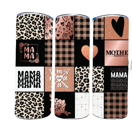 Plaid Mama Tumbler