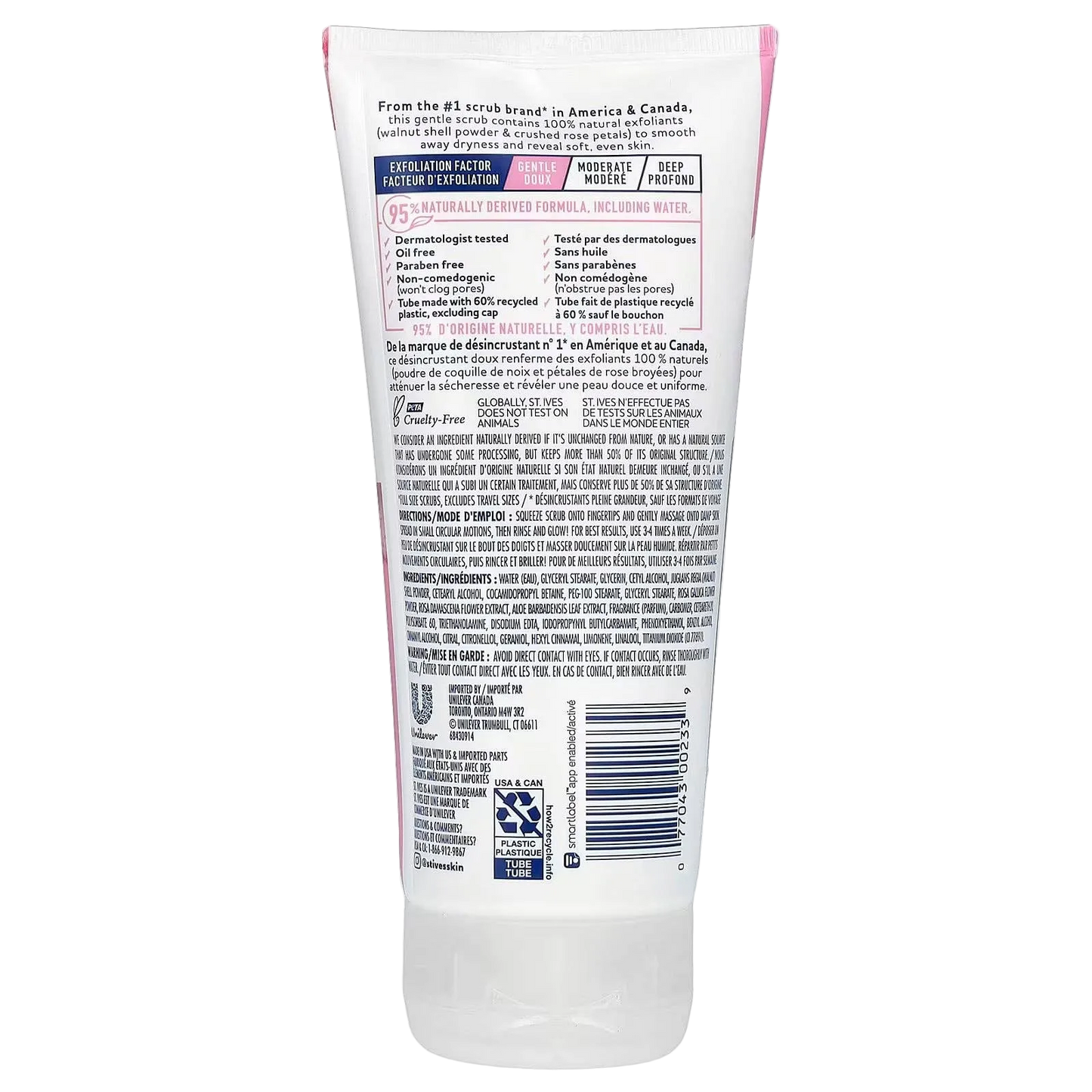 St. Ives Acne Control Face Scrub Rosewater & Aloe Vera