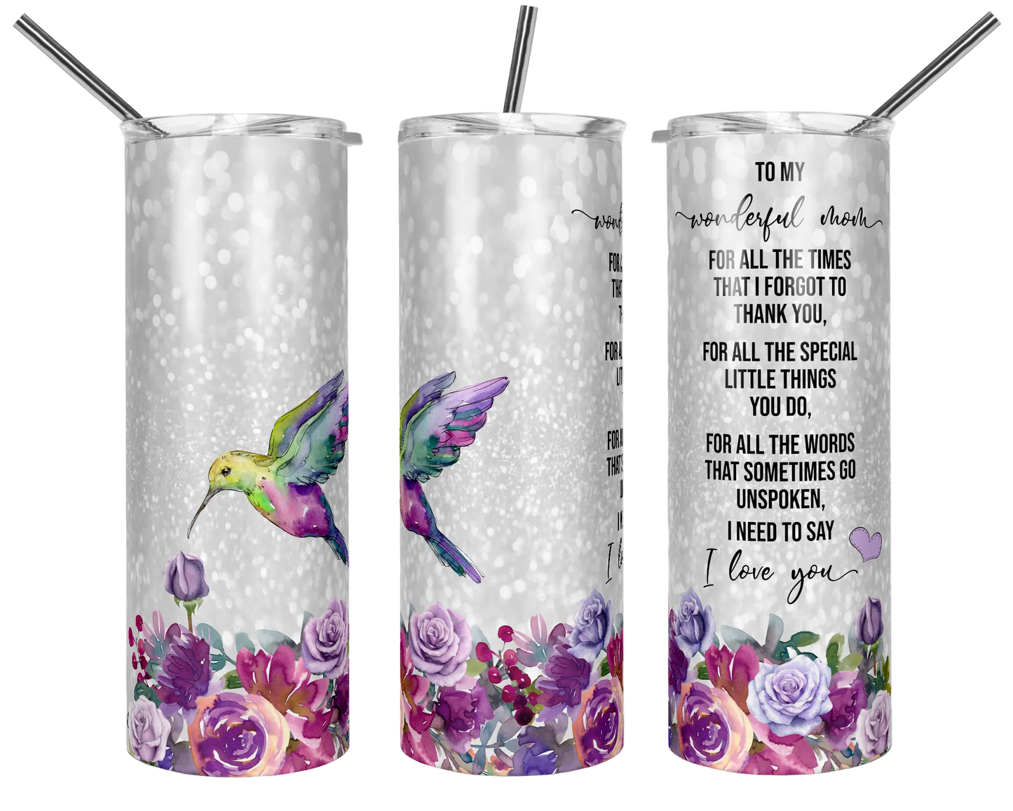 Hummingbird Mom Tumbler