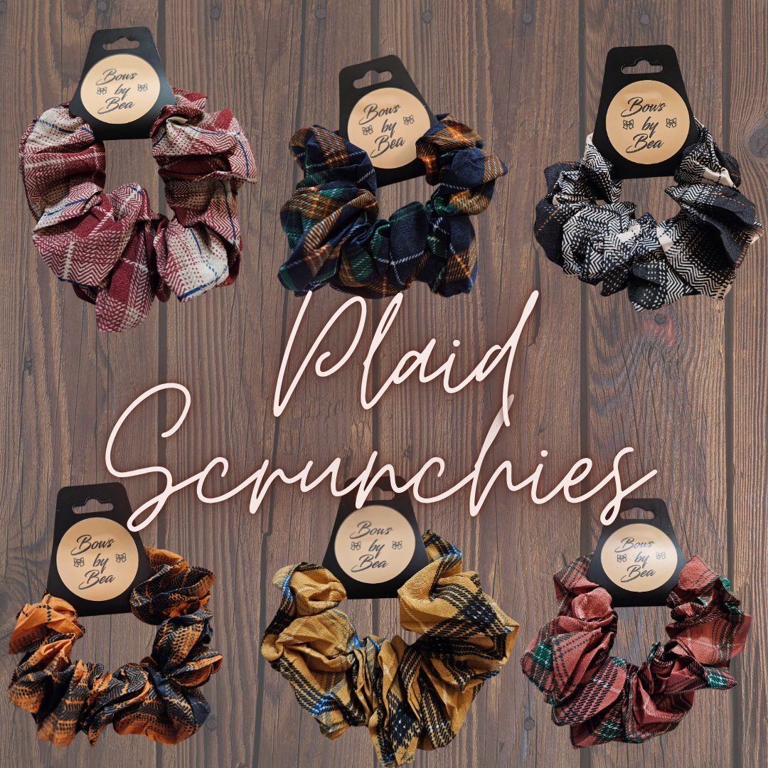 Plaid Scrunchies