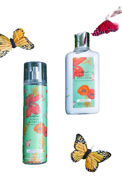 Sunset Blossom 2-Piece Body Mist and Body Lotion Set