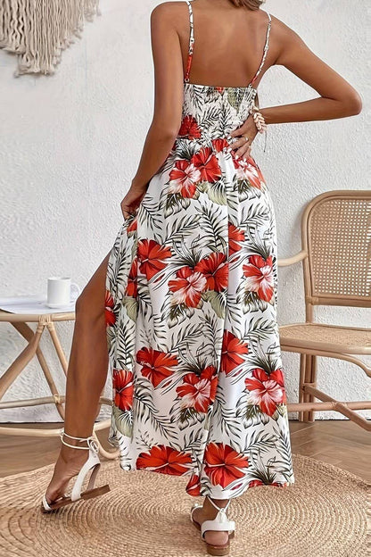 Chiffon Printed Lace Sundress