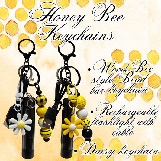 Bee keychain