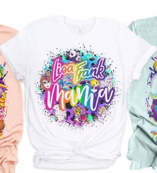 Lisa Frank pop culture 80s 90s Retro Vintage Graphic Tee