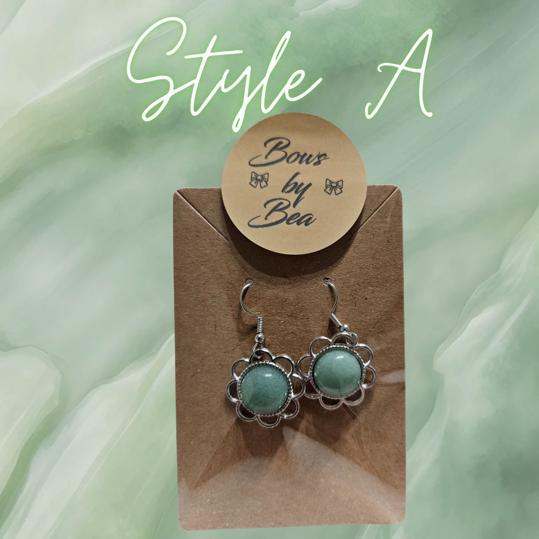 Jade Stone Earrings