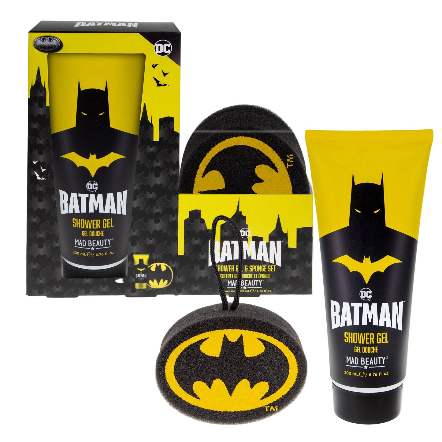 Batman shower gel and sponge gift set