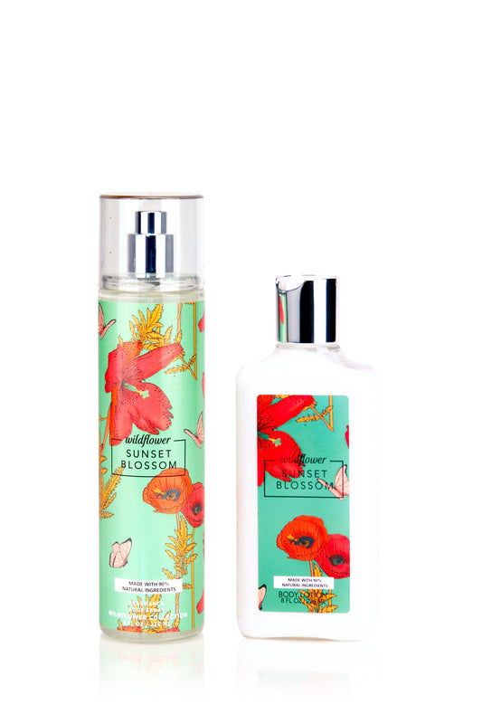 Sunset Blossom 2-Piece Body Mist and Body Lotion Set