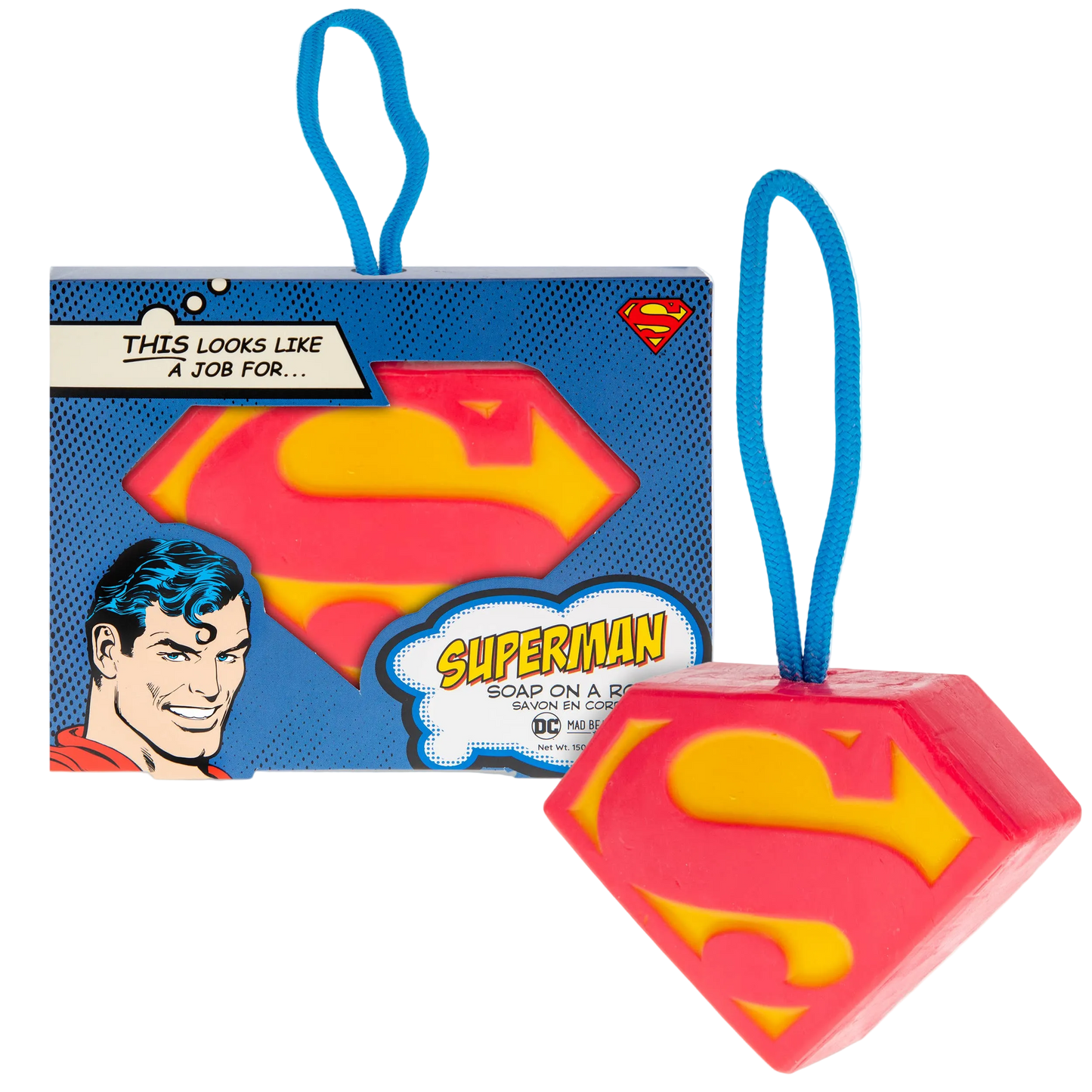 Superman  Soap on a rope